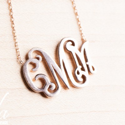 Personalized Monogram Necklace - Monogrammed Gifts - Gift For Her - Birthday Gift - Monogrammed Necklace - Monogram Gift,Personalized Gifts