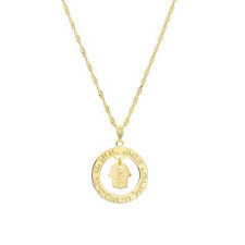 Hamsa Name Necklace: Your Story, Our Craft, Pure Heart