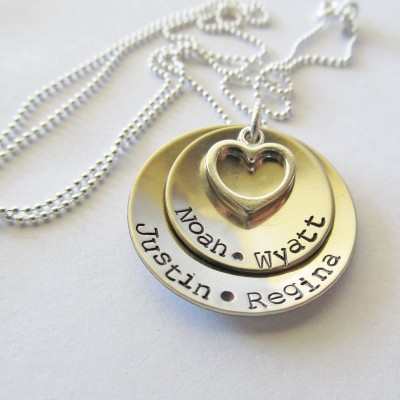 Personalized Necklace - Grandma Necklace - Kids Names - Mothers - Custom Family Necklace - Personalized Jewelry - Son - Daughter - Grandkids