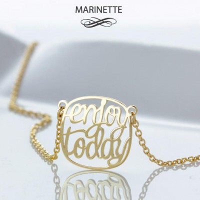 Personalized Quote necklace