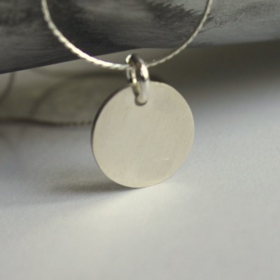 Personalized Simple Circle Small Size Necklace - Zen