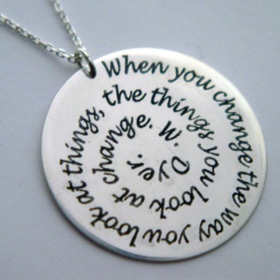 Personalized jewelry, personalized quote, custom necklace, charm,memorial jewelry, sterling silver