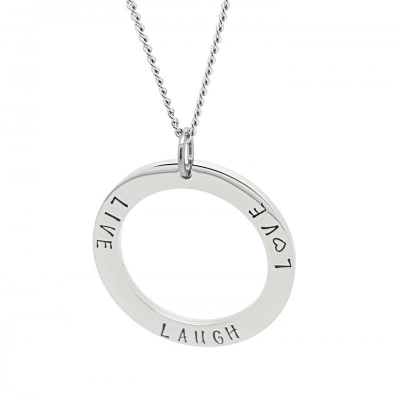 Personalised Semi Circle Necklace – Katyb Jewellery Design