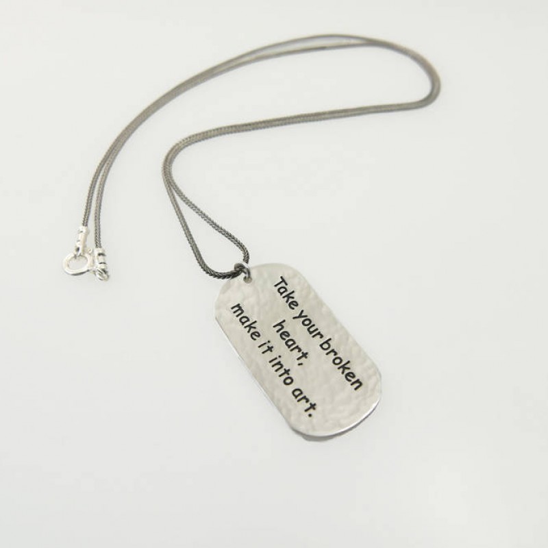 Quote Necklace | Necklace with engraving | MAMALOVES