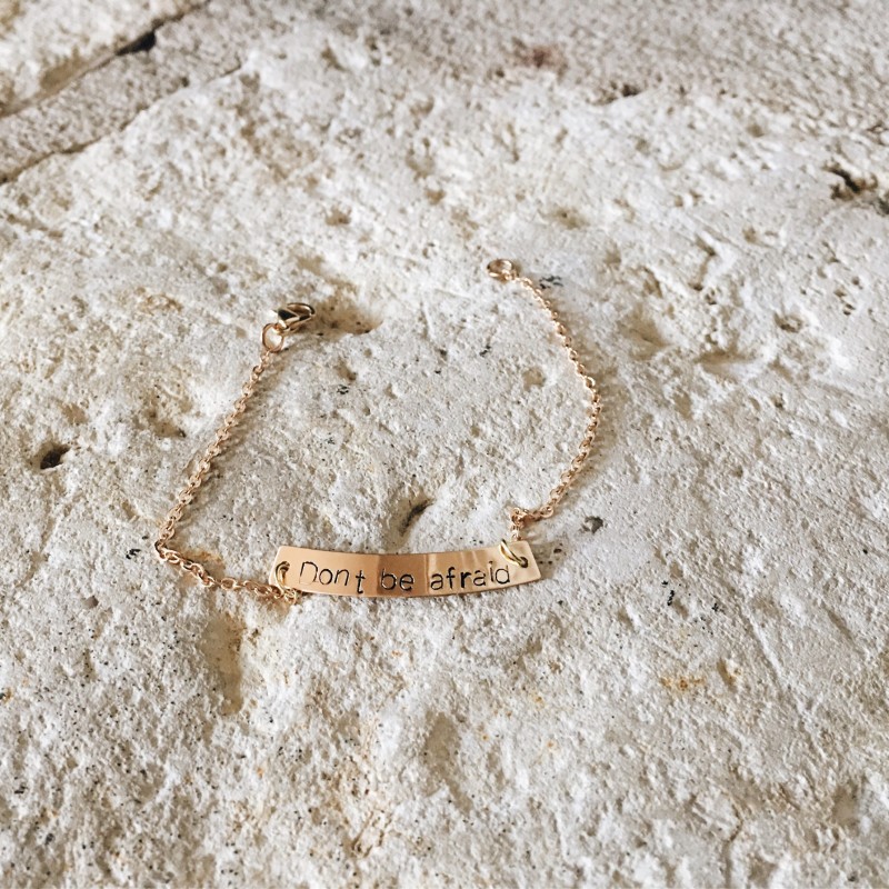Contemporary Name Bar Personalised Bracelet | Bloom Boutique