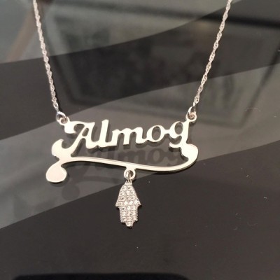 Silver Necklace, Personalized Name Necklace Silver Nameplate, Daughter Gift, Tween Girl - Best gift for girls, Nameplate - Personalized Name