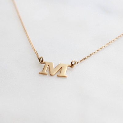 Silver/Gold Initial Necklace