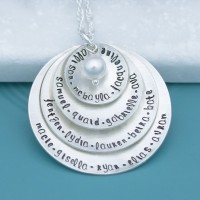 Silver store grandma necklace