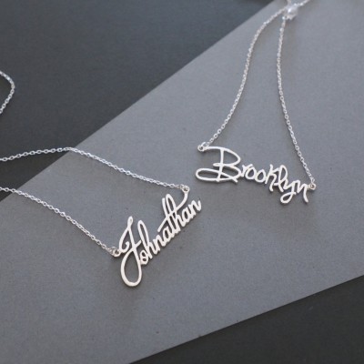 VALENTINES Necklace - Dainty Name Necklace - Personalized Name Necklace - Custom Name Necklace - Personalized Jewelry - Bridesmaid Gifts