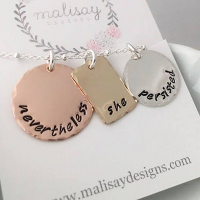 mixed metals necklace, personalized charm necklace, mommy kids names necklace, family jewelry, rose gold, 14k gold filled, sterling silver