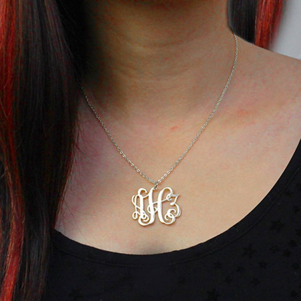 monogram necklace for kids monogram necklace rose gold monogram necklace for boys sterling silver monogram pendant with necklace silver