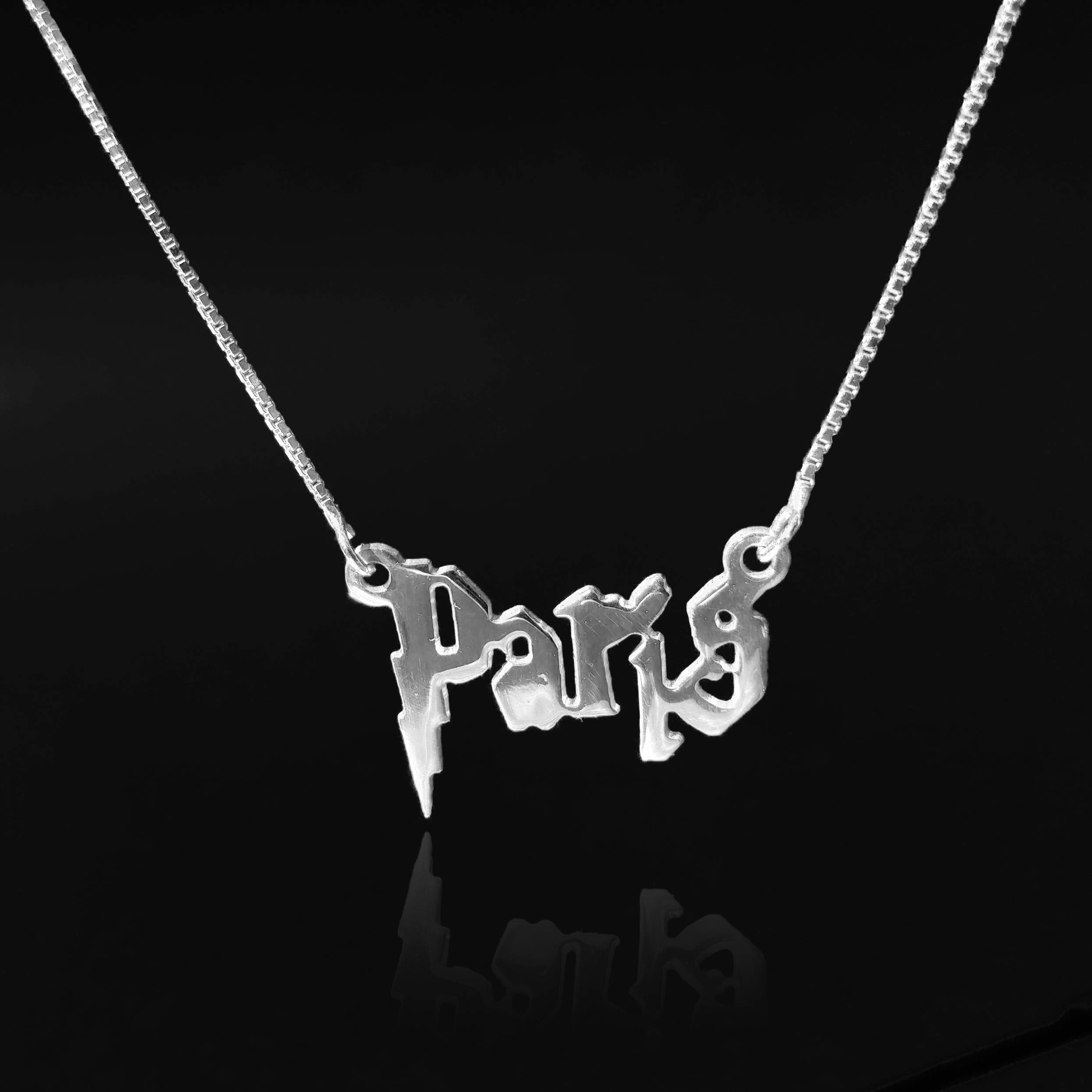 50 OFF Gold nameplate necklace Harry Potter font nameplate necklace