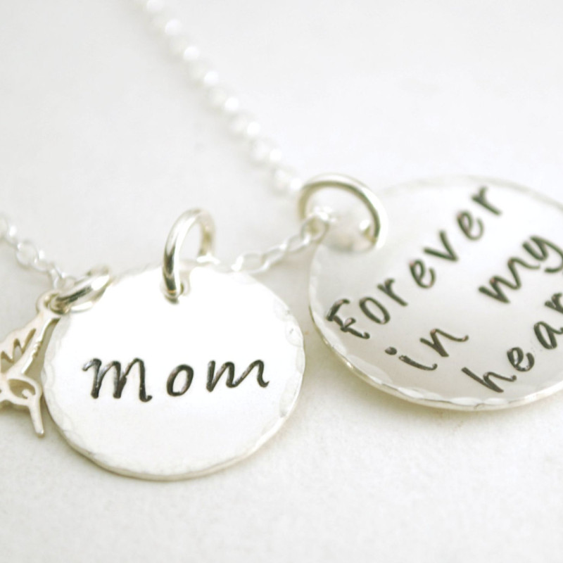 Personalized Memorial Necklace Remembrance Sympathy Jewelry for