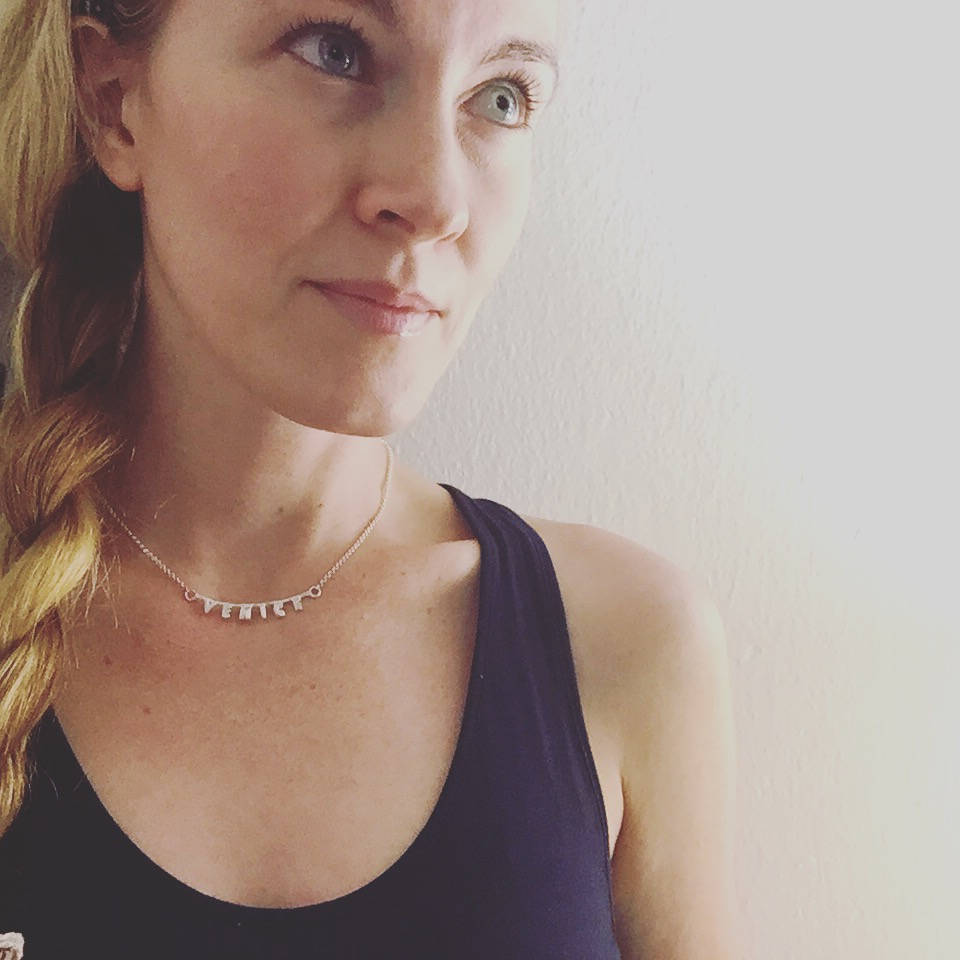 Venice necklace, Venice Beach Jewelry, Venice Sign, California Necklace