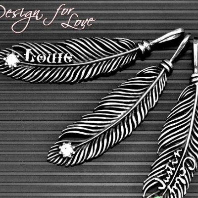 Luxury Feather Series - With Name Jewelry - Name My Jewelry ™