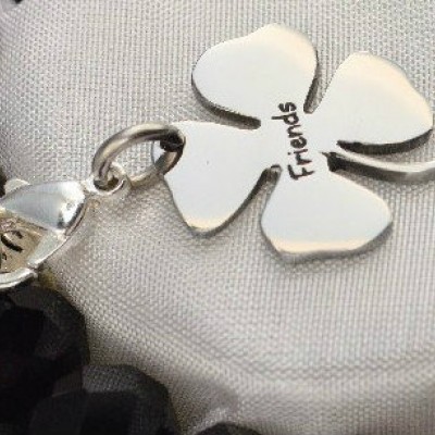 personalized Four Leaf Clover Charm - Name My Jewelry ™