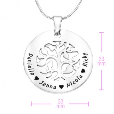 personalized BFS Family Tree Necklace - Name My Jewelry ™