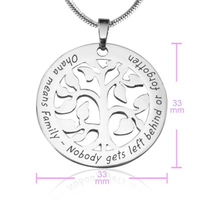 personalized Ohana Tree - Sterling Silver *Limited Edition - Name My Jewelry ™