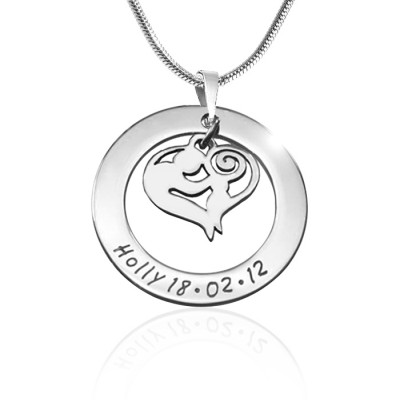 personalized Mothers Love Necklace - Sterling Silver - Name My Jewelry ™