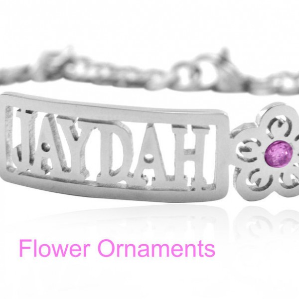 personalized Name Bracelet/Anklet - Sterling Silver - Name My Jewelry ™