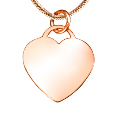 personalized Forever in My Heart Necklace - 18ct Rose Gold Plated - Name My Jewelry ™
