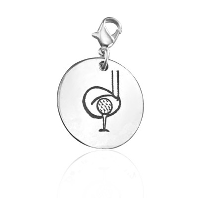 personalized Golf Charm - Name My Jewelry ™