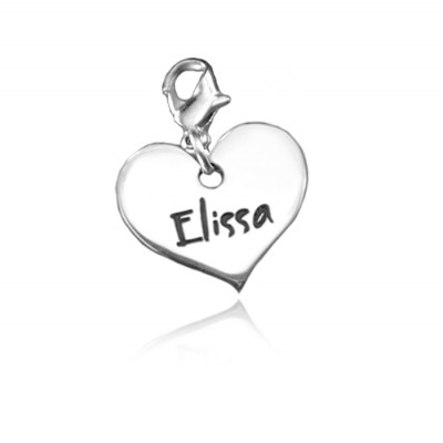 personalized Heart Charm - Name My Jewelry ™