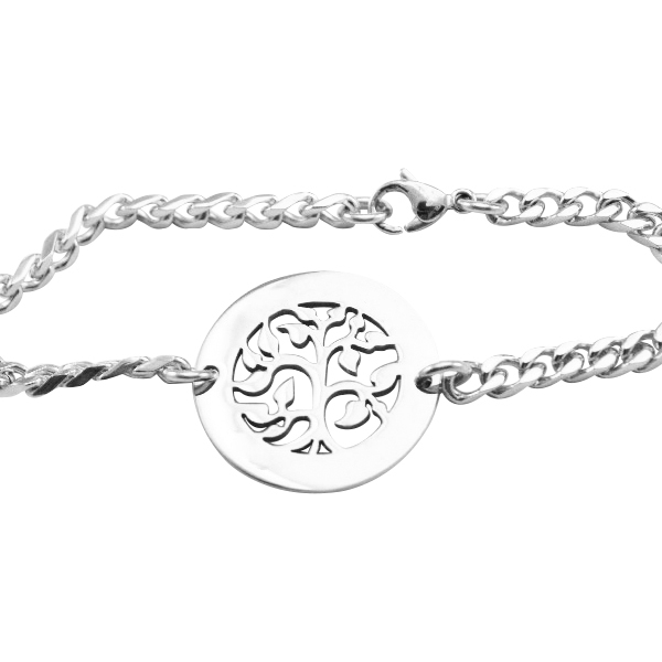 personalized My Tree Bracelet/Anklet - Sterling Silver - Name My Jewelry ™