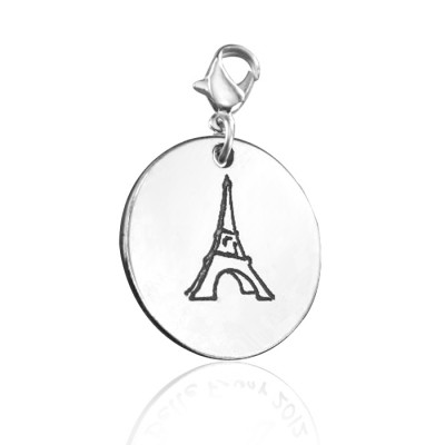 personalized Eiffel Tower Charm - Name My Jewelry ™