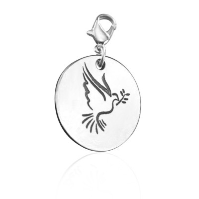 personalized Peaceful Dove Charm - Name My Jewelry ™