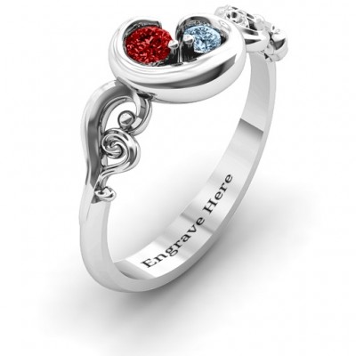 Cradle of Love  Ring - Name My Jewelry ™