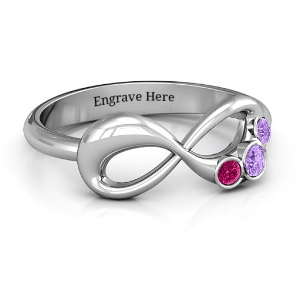 Now and Forever  Infinity Ring - Name My Jewelry ™