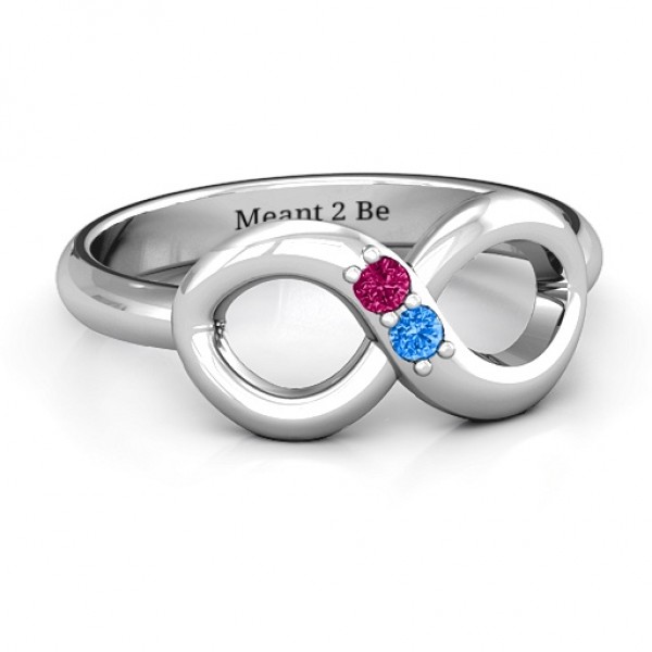 Twosome  Infinity Ring - Name My Jewelry ™