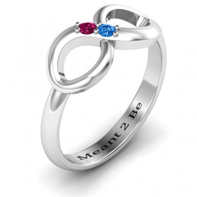 Twosome  Infinity Ring - Name My Jewelry ™
