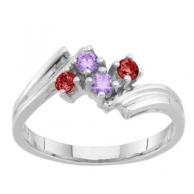 2-7 Winged Accents Ring - Name My Jewelry ™
