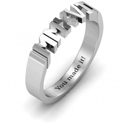 2016 Roman Numeral Graduation Ring - Name My Jewelry ™