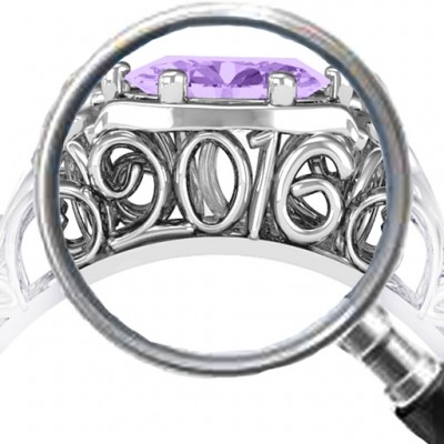2016 Vintage Graduation Ring - Name My Jewelry ™