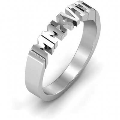 2017 Roman Numeral Graduation Ring - Name My Jewelry ™