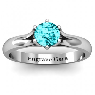 6 Prong Solitaire Ring - Name My Jewelry ™