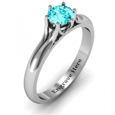 6 Prong Solitaire Ring - Name My Jewelry ™