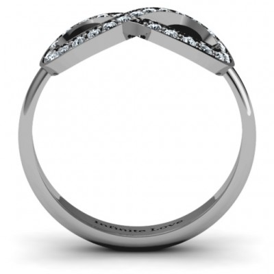 Accented Infinity Ring - Name My Jewelry ™