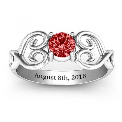 Always In My Heart Promise Ring - Name My Jewelry ™