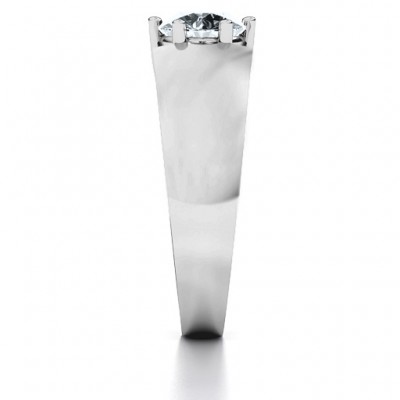 Bold Devotion Solitaire Ring - Name My Jewelry ™