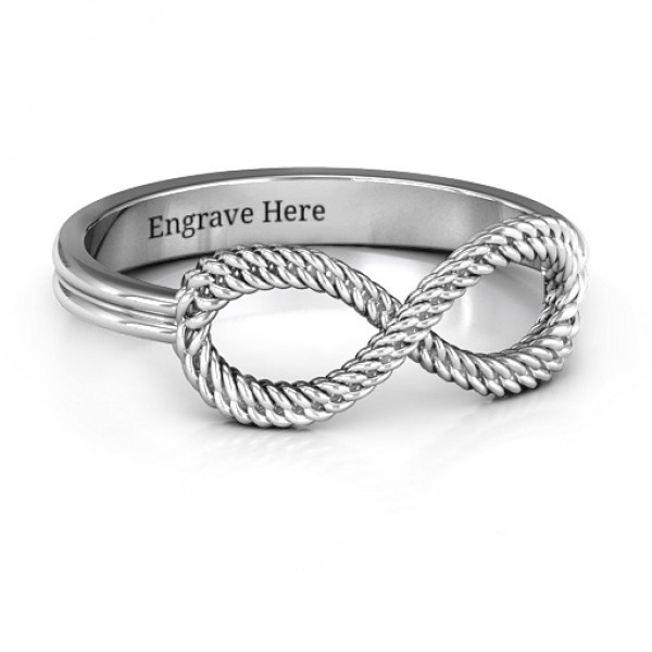 Braided Infinity Ring - Name My Jewelry ™