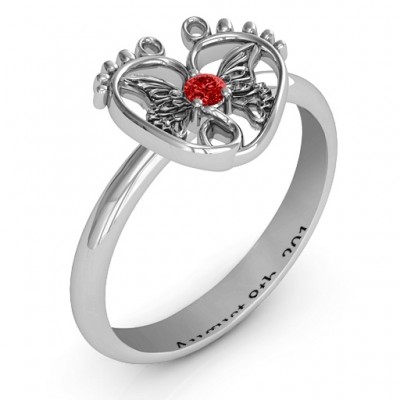Butterfly Baby Foot Ring - Name My Jewelry ™