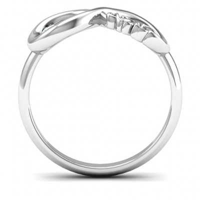 Celebrate 21 Infinity Ring - Name My Jewelry ™