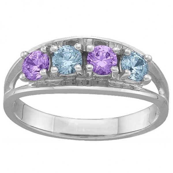Classic 2-6 Gemstones Ring  - Name My Jewelry ™
