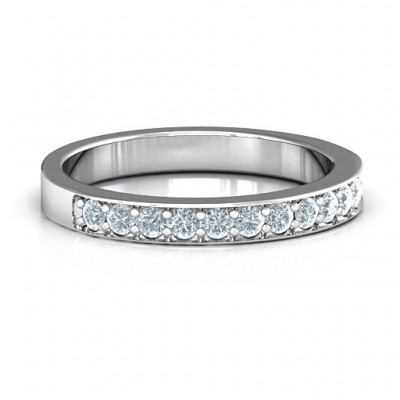 Classic Half Eternity Ring - Name My Jewelry ™