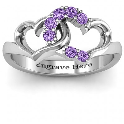 Connecting Hearts Ring - Name My Jewelry ™
