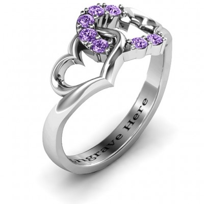 Connecting Hearts Ring - Name My Jewelry ™